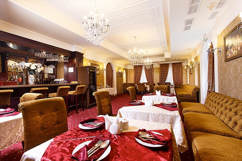 Restaurant in the hotel California in Odessa